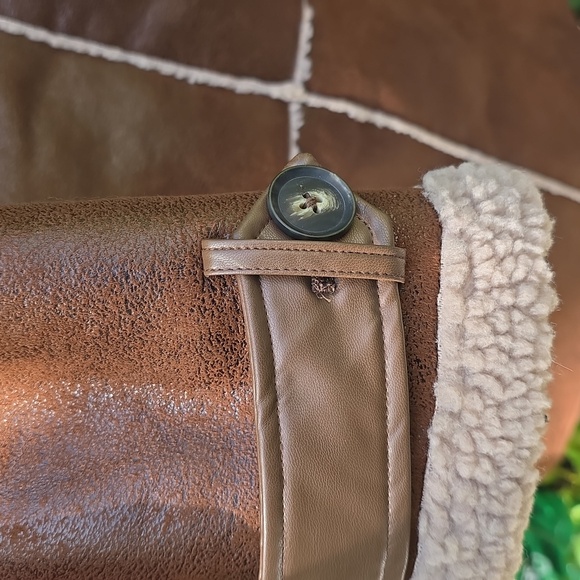 Frye Kimmy Faux Shearling Coat - NEW - Picture 10 of 11